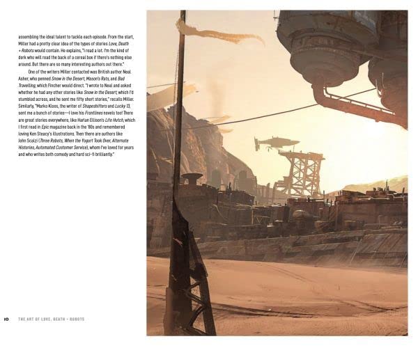 Amazon.co.jp: Love Death & Robot Art Book The Art of Love, Death +